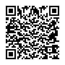 Código QR para número de telefone +2694742587