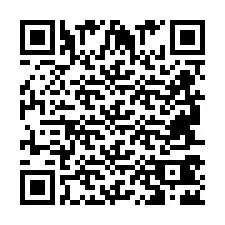 QR-koodi puhelinnumerolle +2694742607