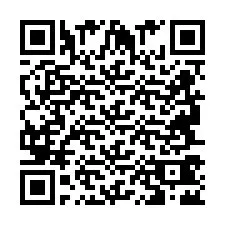 Código QR para número de teléfono +2694742616