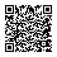 Código QR para número de teléfono +2694742619