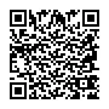 Código QR para número de telefone +2694742644