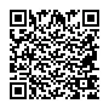 Codice QR per il numero di telefono +2694742657