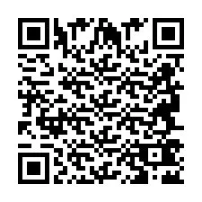 Código QR para número de telefone +2694742662