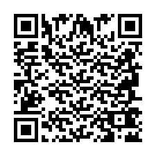 Codice QR per il numero di telefono +2694742664