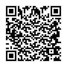 Código QR para número de telefone +2694742672