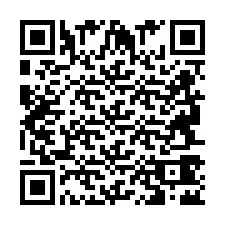 QR-code voor telefoonnummer +2694742682