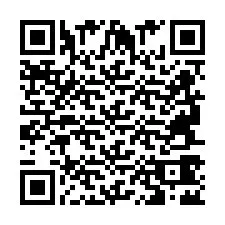 Código QR para número de teléfono +2694742683