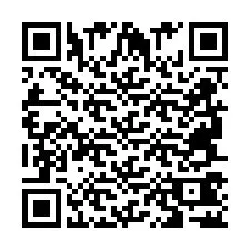 QR-код для номера телефона +2694742713