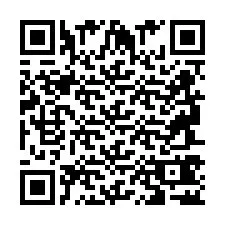 Codice QR per il numero di telefono +2694742741