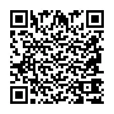 Codice QR per il numero di telefono +2694742789