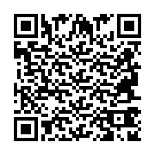 Código QR para número de teléfono +2694742803