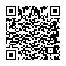 Código QR para número de teléfono +2694742816