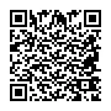 Código QR para número de teléfono +2694742837