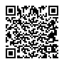 Código QR para número de telefone +2694742843