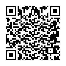 QR Code pour le numéro de téléphone +2694742857