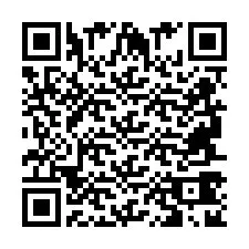 Código QR para número de telefone +2694742887