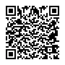 Código QR para número de teléfono +2694742897