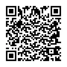 Código QR para número de teléfono +2694742904