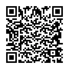 QR-koodi puhelinnumerolle +2694742922