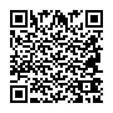 Código QR para número de teléfono +2694742923