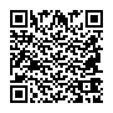 Código QR para número de telefone +2694742987