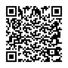 QR-code voor telefoonnummer +2694743010