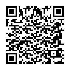 Código QR para número de teléfono +2694743015