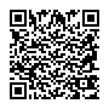 Código QR para número de teléfono +2694743041