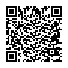 Código QR para número de teléfono +2694743057