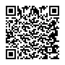 Código QR para número de teléfono +2694743076