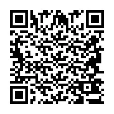 Codice QR per il numero di telefono +2694743372