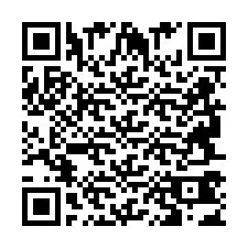 Codice QR per il numero di telefono +2694743402