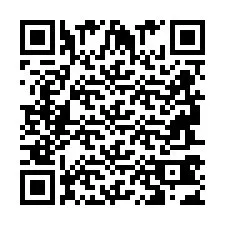 Codice QR per il numero di telefono +2694743405