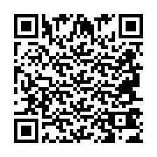 Código QR para número de telefone +2694743413