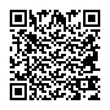 QR-code voor telefoonnummer +2694743443