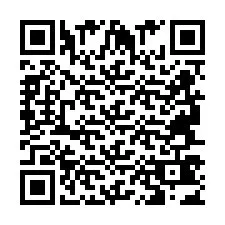 Código QR para número de telefone +2694743453