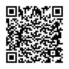 Código QR para número de telefone +2694743464