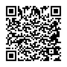 QR код за телефонен номер +2694743467