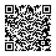 Codice QR per il numero di telefono +2694743472