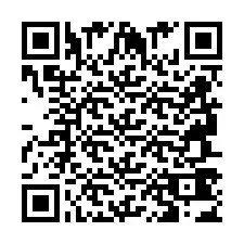 QR Code pour le numéro de téléphone +2694743490