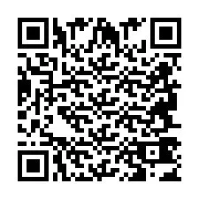 QR-koodi puhelinnumerolle +2694743492