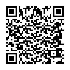 QR Code pour le numéro de téléphone +2694743496