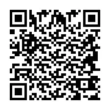 Codice QR per il numero di telefono +2694743522