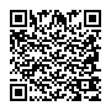 Codice QR per il numero di telefono +2694743524