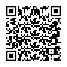 QR kód a telefonszámhoz +2694743600