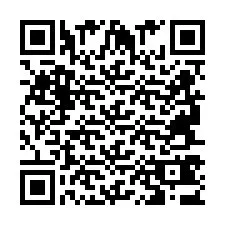 QR-code voor telefoonnummer +2694743643