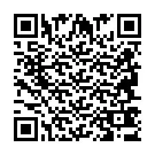 QR-koodi puhelinnumerolle +2694743652