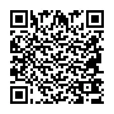 QR-code voor telefoonnummer +2694743663