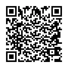 QR код за телефонен номер +2694743699