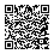 Código QR para número de teléfono +2694743801